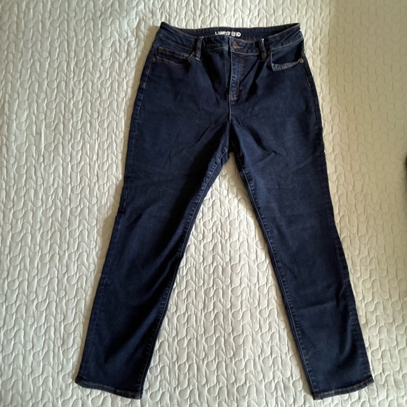 Lands' End Denim - lands end mid rise CURVY skinny jean